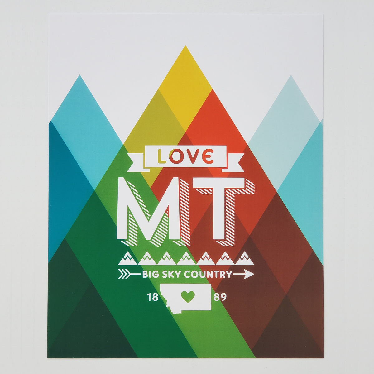 8x10 Print - Love Montana