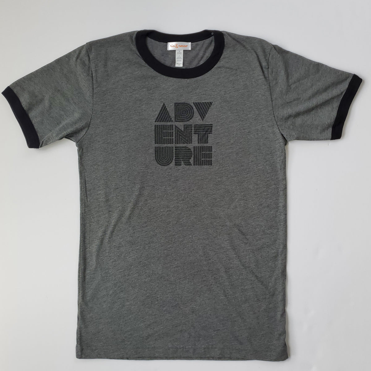 Hand Screen Printed Adventure Unisex/Mens Short-Sleeve
