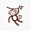 Sticker Monkey Swinging