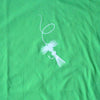 Hand Screen Printed Royal Wulff Fly Graphic Green Unisex/Mens T-Shirt
