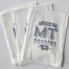 Hand Screen Printed Tea Towel: Love Montana Graphic