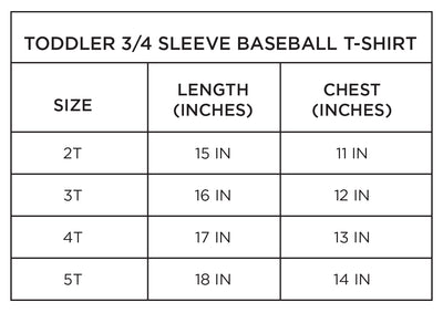 Hand Screen Printed Adventure Kids 3/4 Long Sleeve Baseball T-Shirt