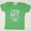 Hand Screen Printed Love Montana Green Kids 18-24 Months T-Shirt