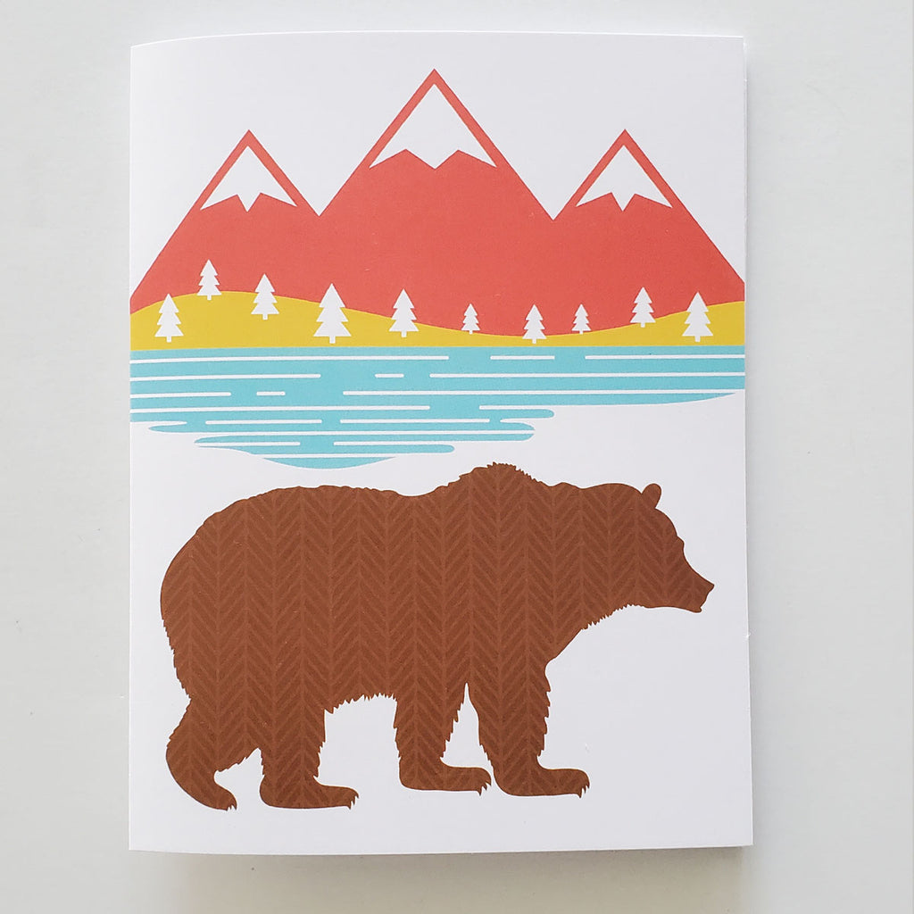 Greeting Card - Mountains Theme - Box of 8 Card Set