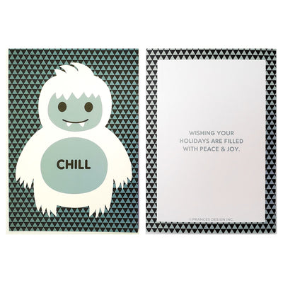 Chill Holiday Cards - Box of 10 Note Card Set