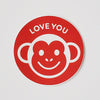 Sticker Love You Monkey