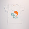 Hand Screen Printed Narwhal in Ocean 18-24 Months Kids T-Shirt