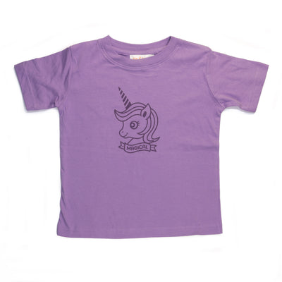 Hand Screen Printed Unicorn Magical Kids LOOSE FIT T-Shirt