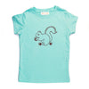 Hand Screen Printed Squirrel Nuts Girls T-Shirt
