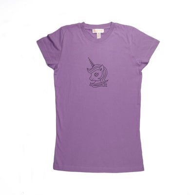 Hand Screen Printed Unicorn Magical Juniors/Womens SLIM FIT T-Shirt