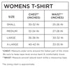 Hand Screen Printed Narwhal in Ocean Womens T-Shirt