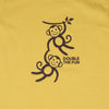 Hand Screen Printed Monkeys Double the Fun Mustard Kids Organic T-Shirt